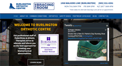 Desktop Screenshot of burlingtonorthotics.com
